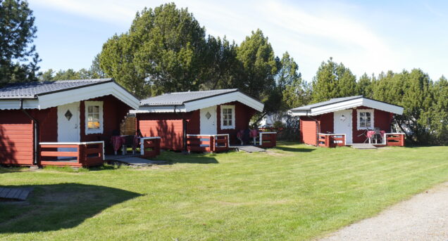 Campingstuga vid Vättern.